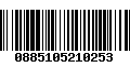 Código de Barras 0885105210253