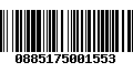 Código de Barras 0885175001553