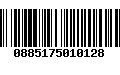 Código de Barras 0885175010128