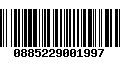 Código de Barras 0885229001997