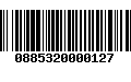 Código de Barras 0885320000127