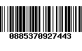 Código de Barras 0885370927443