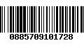 Código de Barras 0885709101728