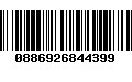 Código de Barras 0886926844399