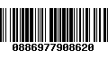 Código de Barras 0886977908620