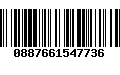 Código de Barras 0887661547736