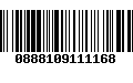 Código de Barras 0888109111168