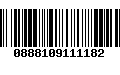 Código de Barras 0888109111182