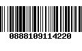 Código de Barras 0888109114220