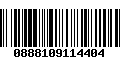 Código de Barras 0888109114404