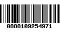 Código de Barras 0888109254971