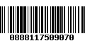 Código de Barras 0888117509070