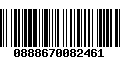 Código de Barras 0888670082461