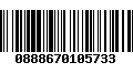 Código de Barras 0888670105733