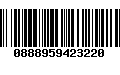 Código de Barras 0888959423220