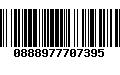 Código de Barras 0888977707395