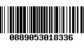 Código de Barras 0889053018336