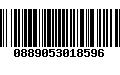 Código de Barras 0889053018596