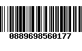 Código de Barras 0889698560177