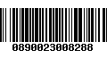 Código de Barras 0890023008288