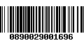 Código de Barras 0890029001696