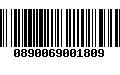 Código de Barras 0890069001809