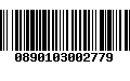 Código de Barras 0890103002779