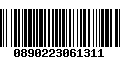 Código de Barras 0890223061311