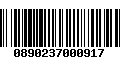 Código de Barras 0890237000917