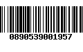 Código de Barras 0890539001957