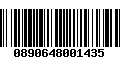 Código de Barras 0890648001435