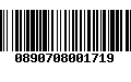 Código de Barras 0890708001719