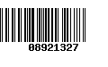 Código de Barras 08921327