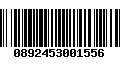 Código de Barras 0892453001556