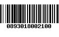 Código de Barras 0893018002100