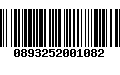 Código de Barras 0893252001082