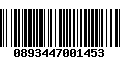 Código de Barras 0893447001453