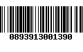 Código de Barras 0893913001390