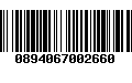 Código de Barras 0894067002660