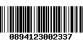 Código de Barras 0894123002337