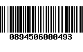 Código de Barras 0894506000493