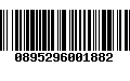 Código de Barras 0895296001882