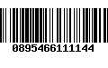 Código de Barras 0895466111144