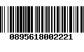 Código de Barras 0895618002221