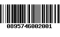 Código de Barras 0895746002001