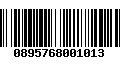 Código de Barras 0895768001013