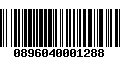 Código de Barras 0896040001288