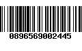 Código de Barras 0896569002445