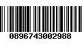 Código de Barras 0896743002988