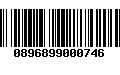 Código de Barras 0896899000746